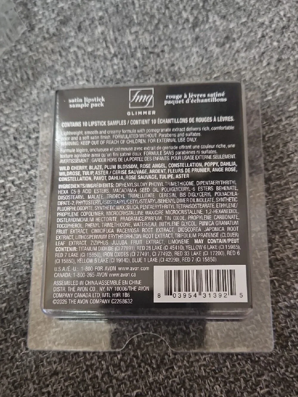 Avon Lipstick & Fragrance Far Away Bali Sample Pack Pink & Coral Shade Lipstick